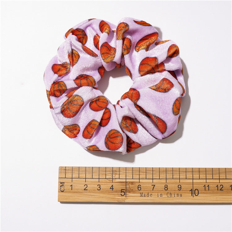 Wholesale Autumn and Winter Gold Velvet Large Intestine Hair Bands